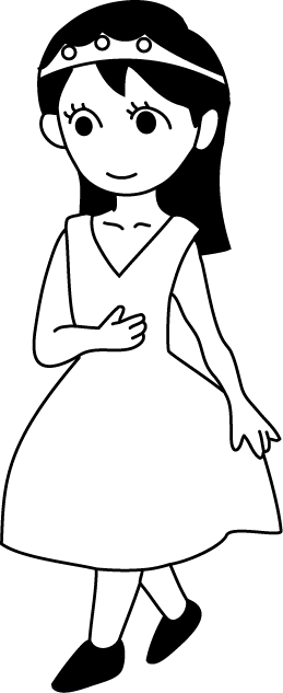 クラブ2　No27お姫様イラスト
