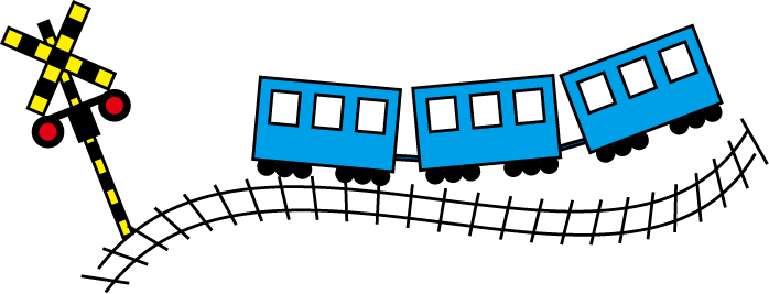 遠足No06電車イラスト
