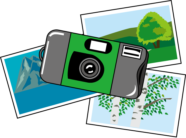 遠足No12写真イラスト