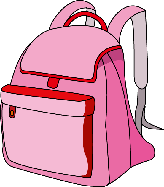 遠足No13リュックサックイラスト