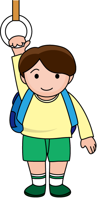 遠足No21吊革イラスト