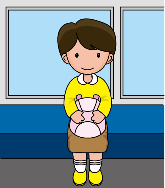 遠足No24電車イラスト