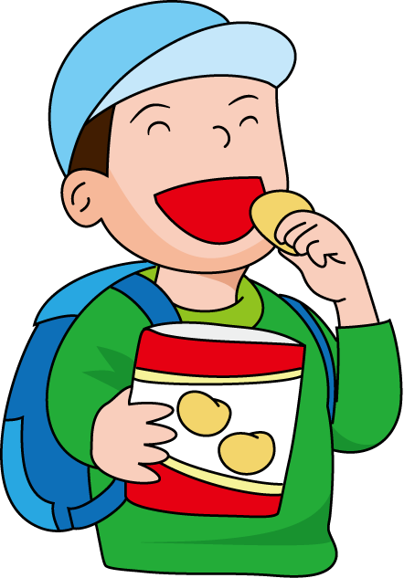 遠足No25おやつイラスト