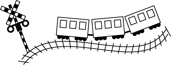 遠足No06電車イラスト