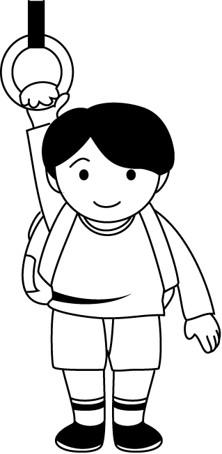 遠足No21吊革イラスト