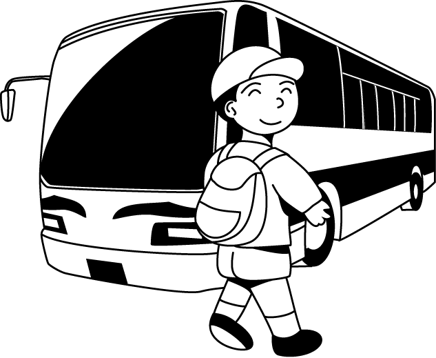 遠足No23バス遠足イラスト