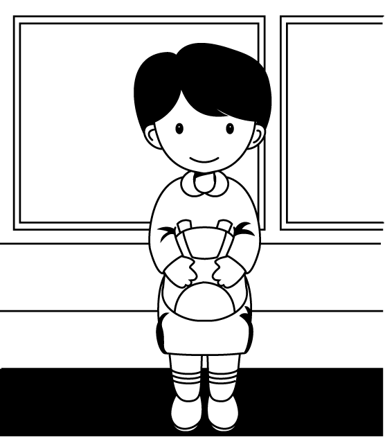 遠足No24電車イラスト