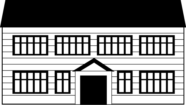 施設No08木造校舎イラスト