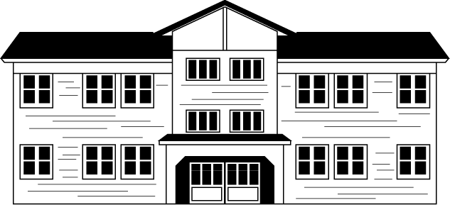 施設No09木造校舎イラスト