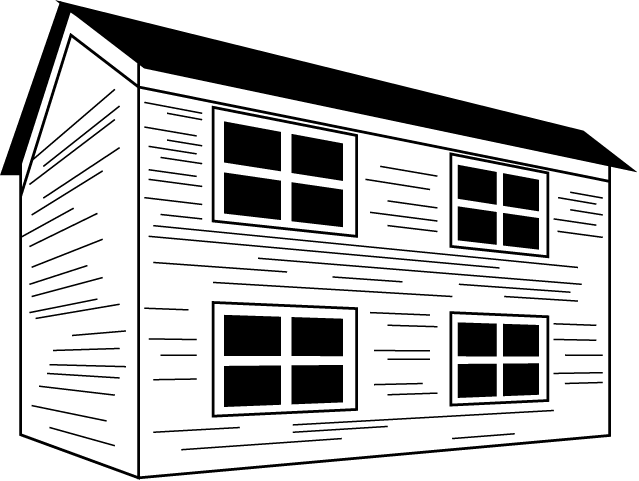 施設No10木造校舎イラスト