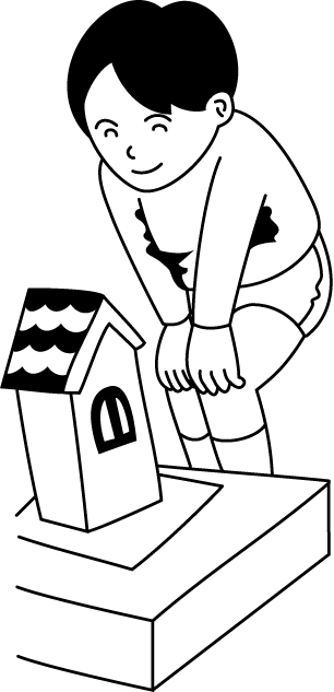 文化祭No13工作イラスト