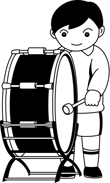 文化祭No18大太鼓イラスト