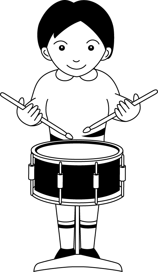 文化祭No19小太鼓イラスト