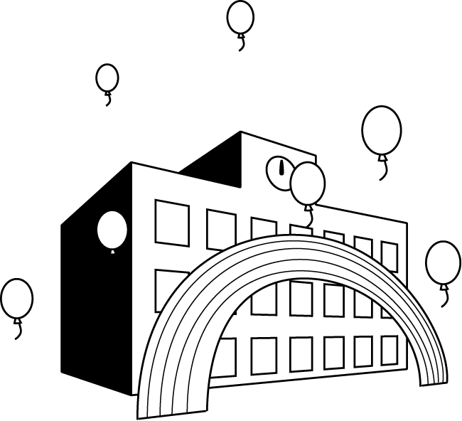 文化祭No27風船イラスト