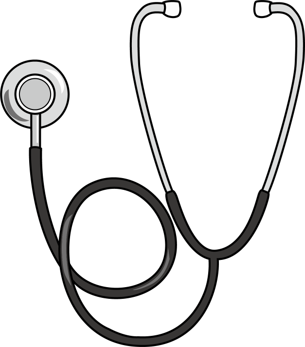 保健行事No20聴診器イラスト