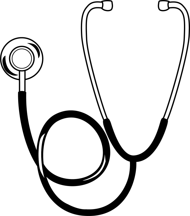 保健行事No20聴診器イラスト