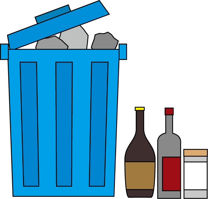 総合学習No17ゴミの分別イラスト