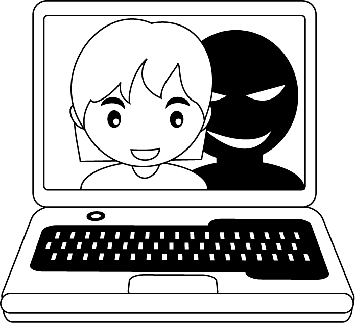 総合学習No09なりすましイラスト