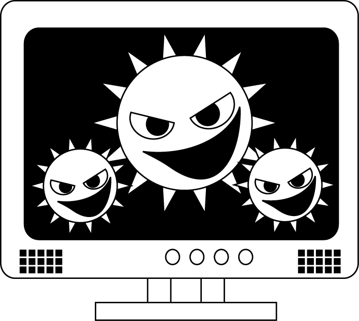 総合学習No10ウィルスイラスト