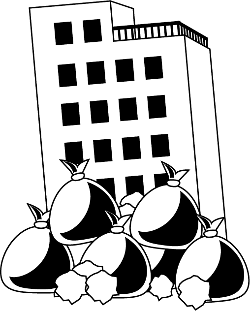 総合学習No14ゴミ問題イラスト