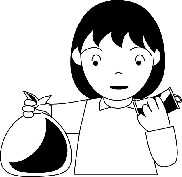 総合学習No16ゴミ調べイラスト