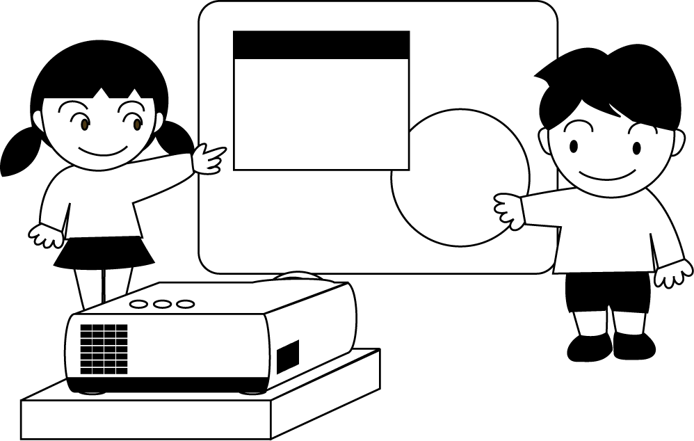 総合学習No30プレゼンテーションイラスト