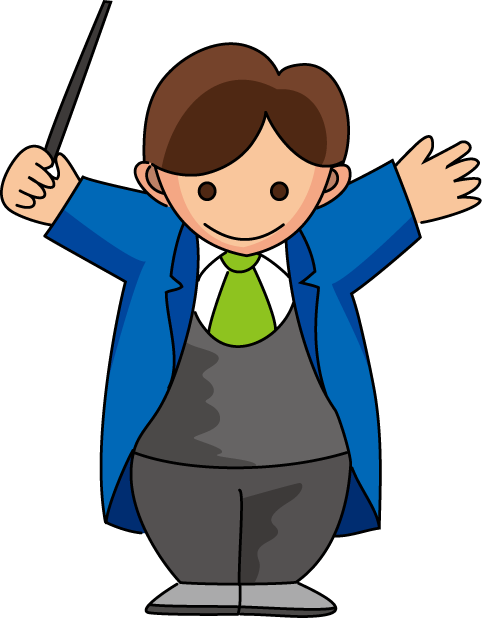 音楽No02先生の指揮イラスト