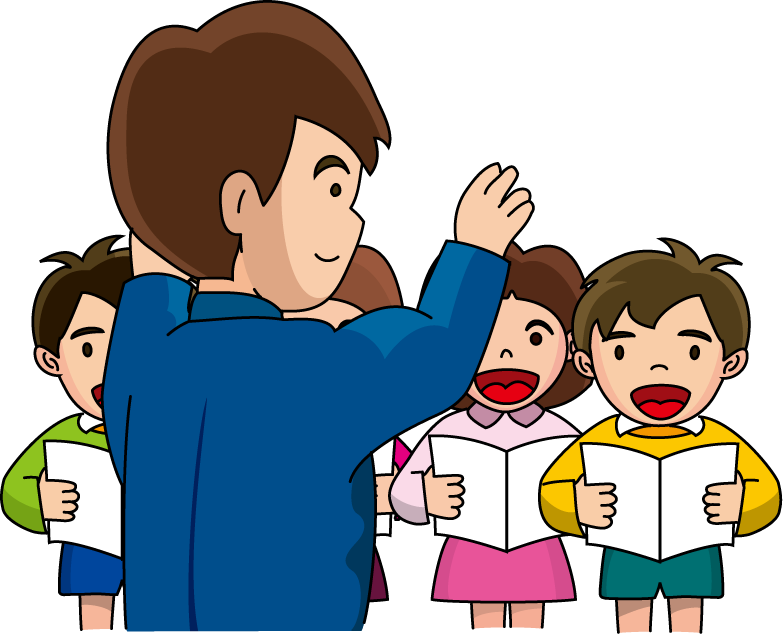 音楽No09指揮に合わせてイラスト