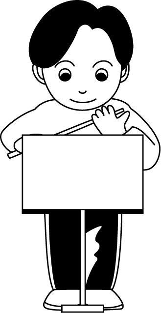 音楽No05指揮台イラスト