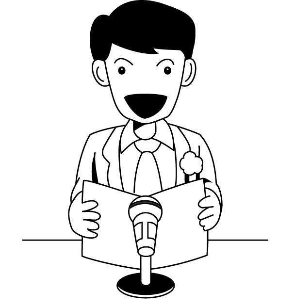 PTA　No06PTA会長イラスト