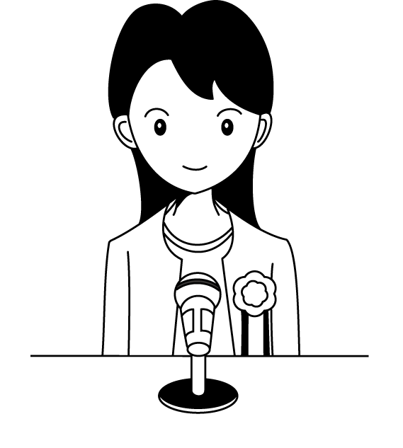 PTA　No07PTA会長イラスト