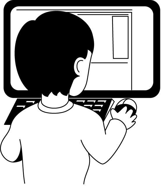 PTA　No23新聞作りイラスト