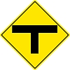 T形道路交差点あり