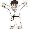 スポーツイラスト−武道