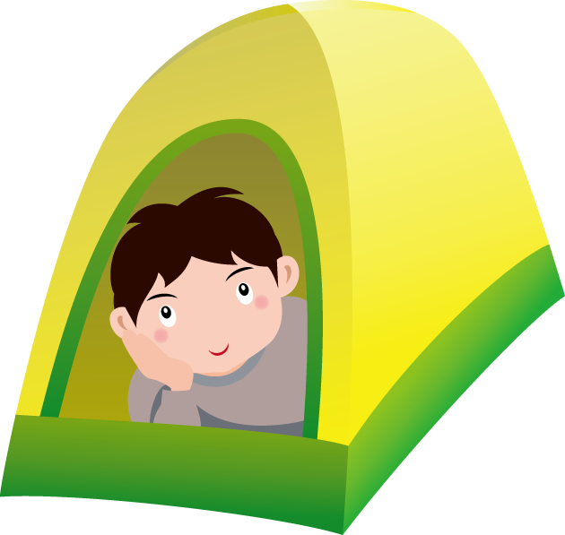 登山20-テントイラスト