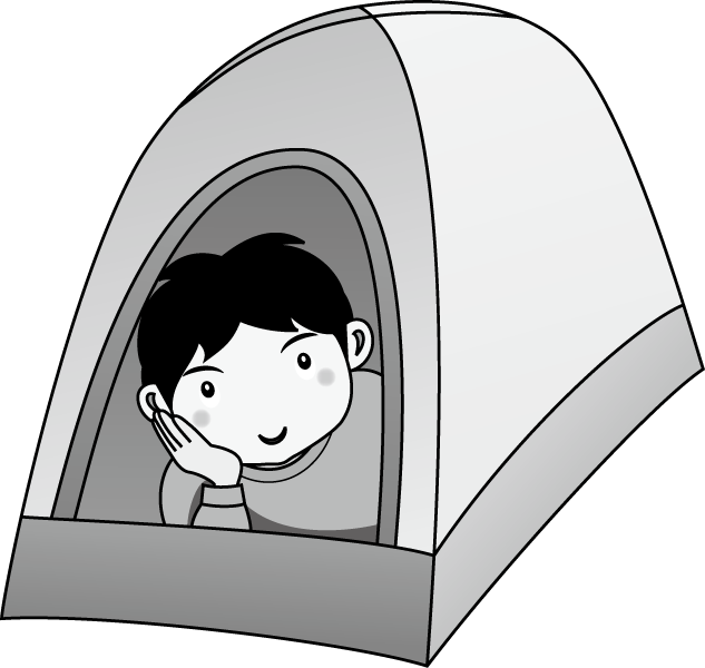 登山20-テントイラスト