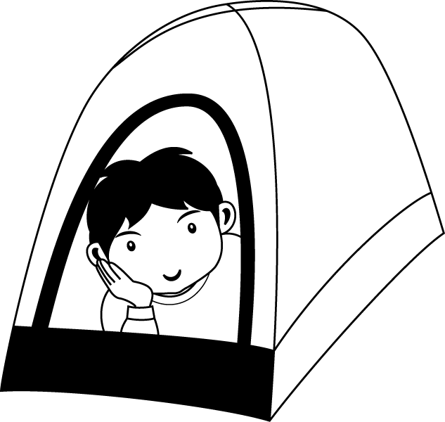 登山20-テントイラスト