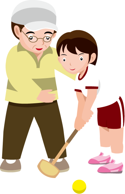 グランドゴルフ22-クラブ活動 イラスト