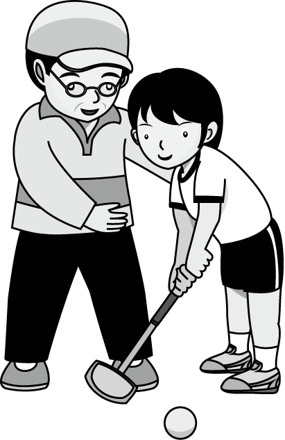 グランドゴルフ22-クラブ活動 イラスト