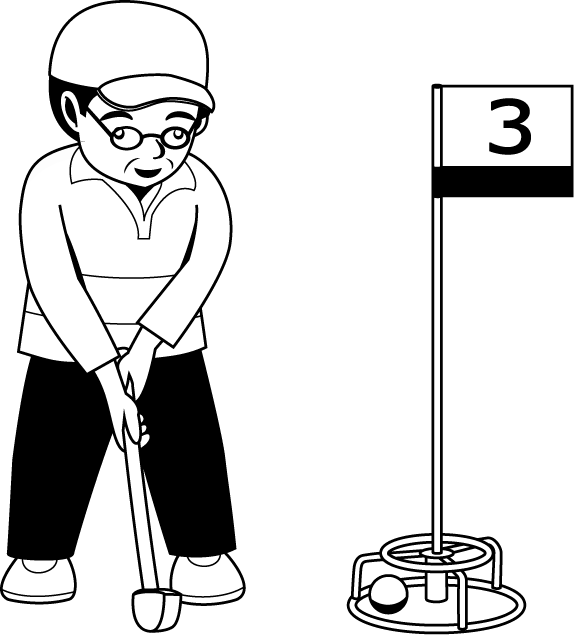 グランドゴルフ16-グランドゴルフ イラスト