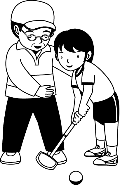 グランドゴルフ22-クラブ活動 イラスト