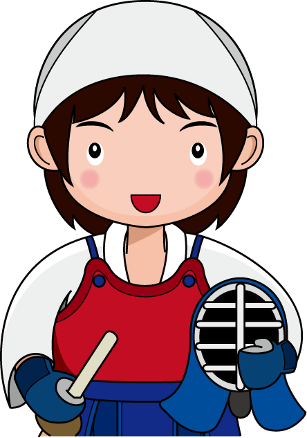 武道04-剣道 イラスト