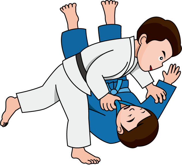 武道20-投げ技 イラスト