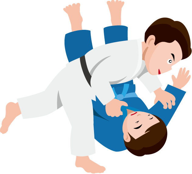 武道20-投げ技 イラスト