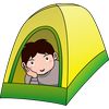 テントのイラスト