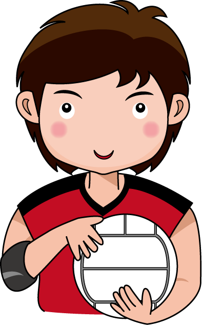 バレーボール09-選手 イラスト